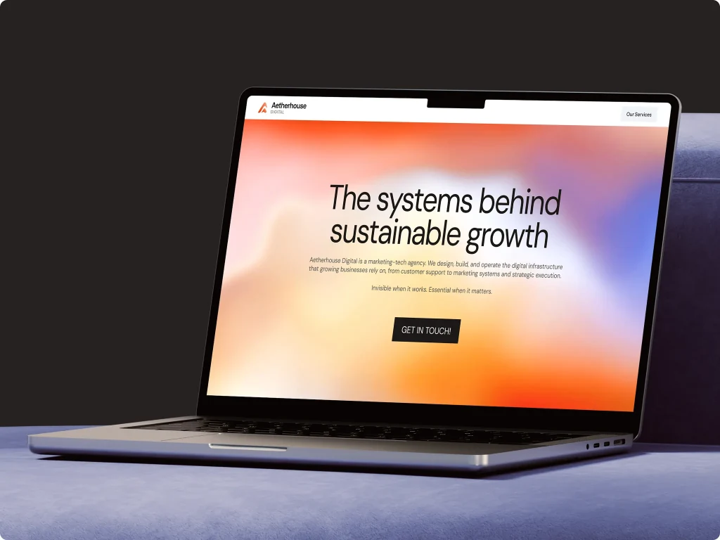 Aetherhouse Digital - Marketing Technology Website