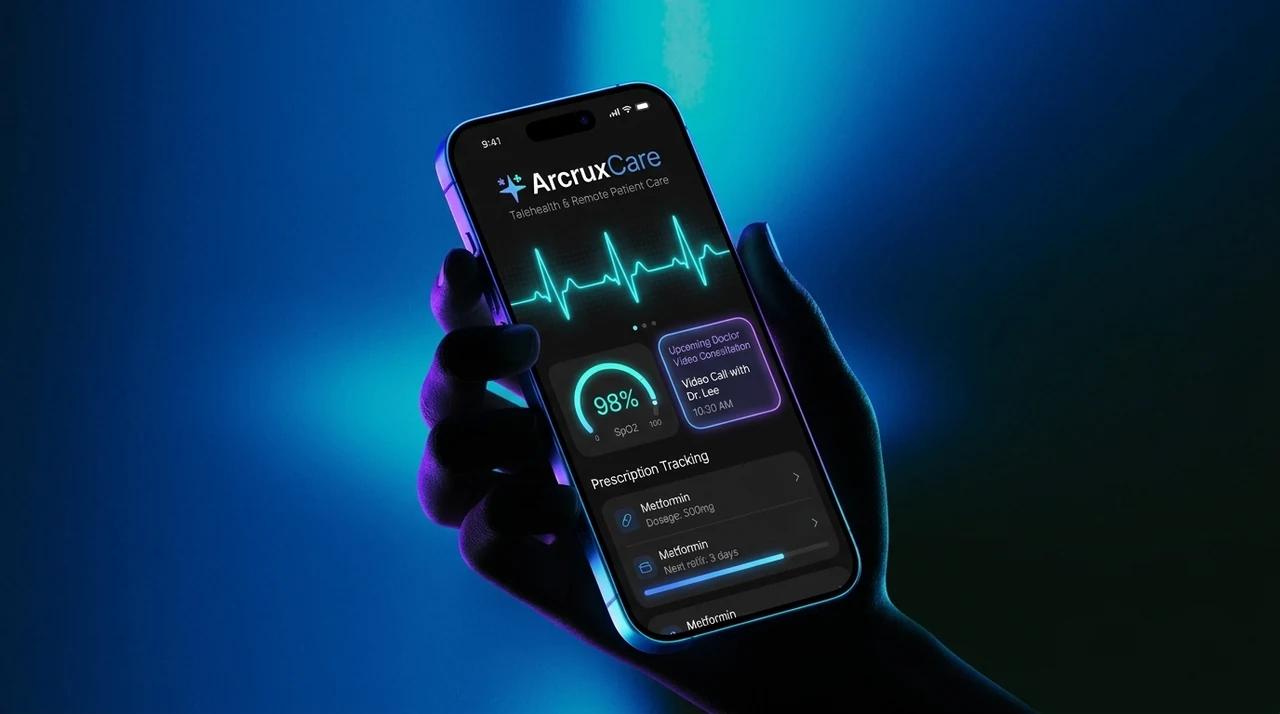 ArcruxCare Clinical Portal and Emergency Triage Interface