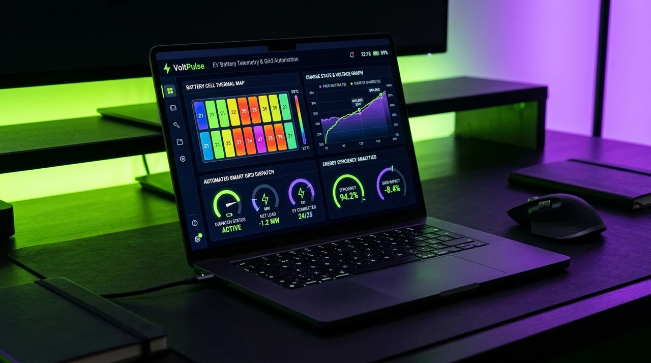VoltPulse Smart EV Infrastructure and Battery Telemetry Dashboard